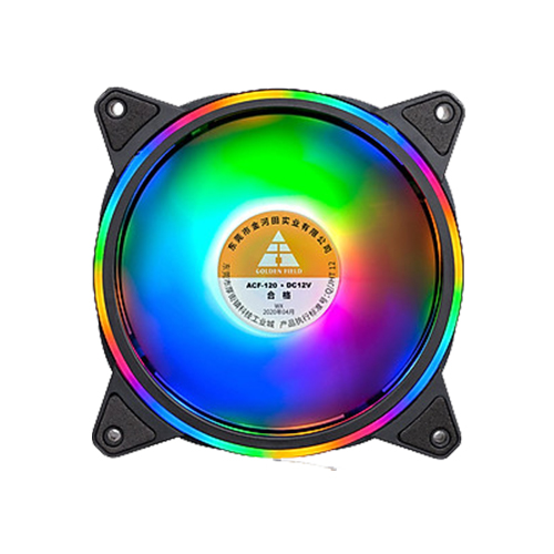 Quạt tản nhiệt Fan Case Golden Field Ring+inner Led RGB (FIX) S01 - Hàng Chính Hãng