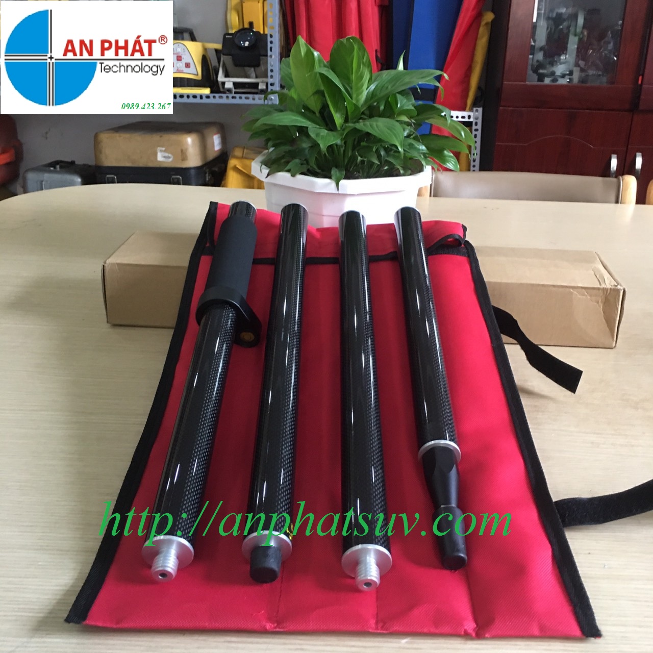 SÀO GPS RTK CACBON 4 ĐOẠN