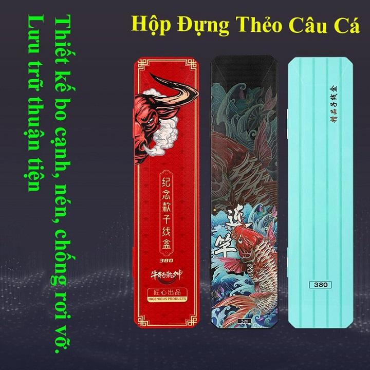 Hộp Đựng Lưỡi Câu Đài Lưỡi Câu Đôi, Thẻo câu cá chuyên dành cho câu đài HPK8