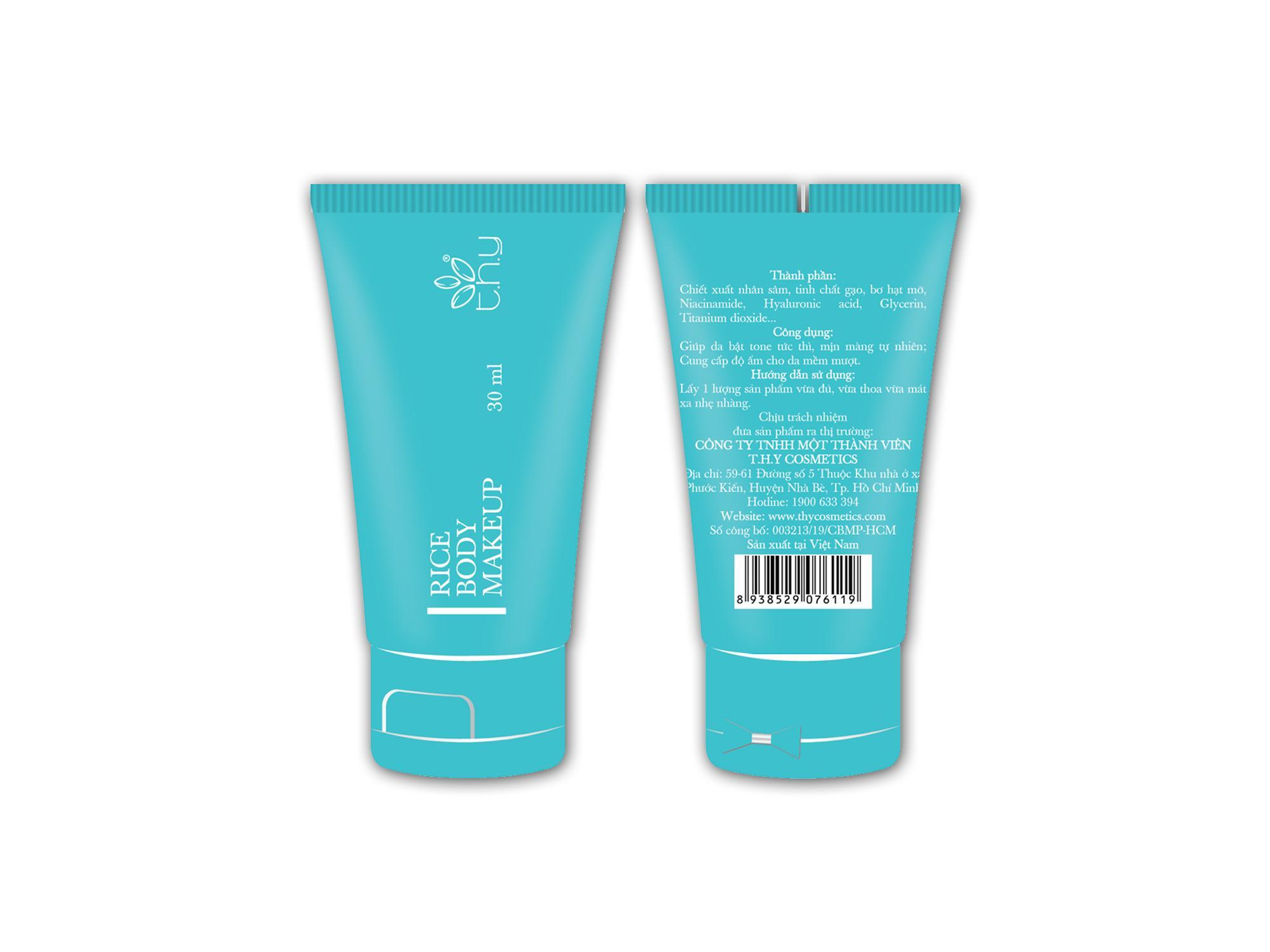 Rice SunBlock (Kem Chống Nắng Tinh Chất Gạo) 30g + Tặng Rice Body Makeup Mini 30g - T.H.Y