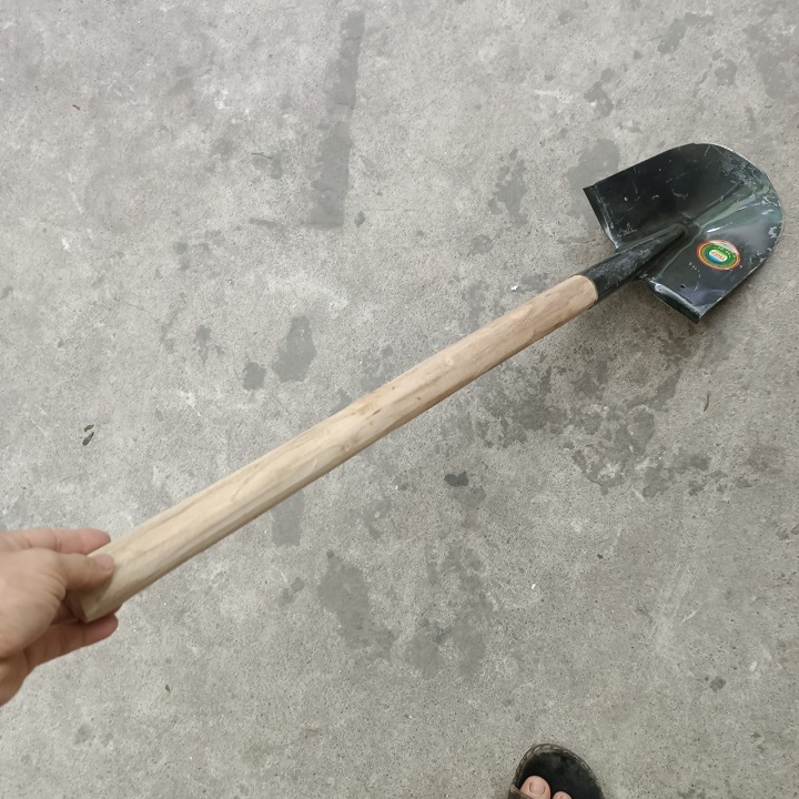 Xẻng công binh dã ngoại, đi câu ,làm vườn cán gỗ dài 65 cm siêu cứng