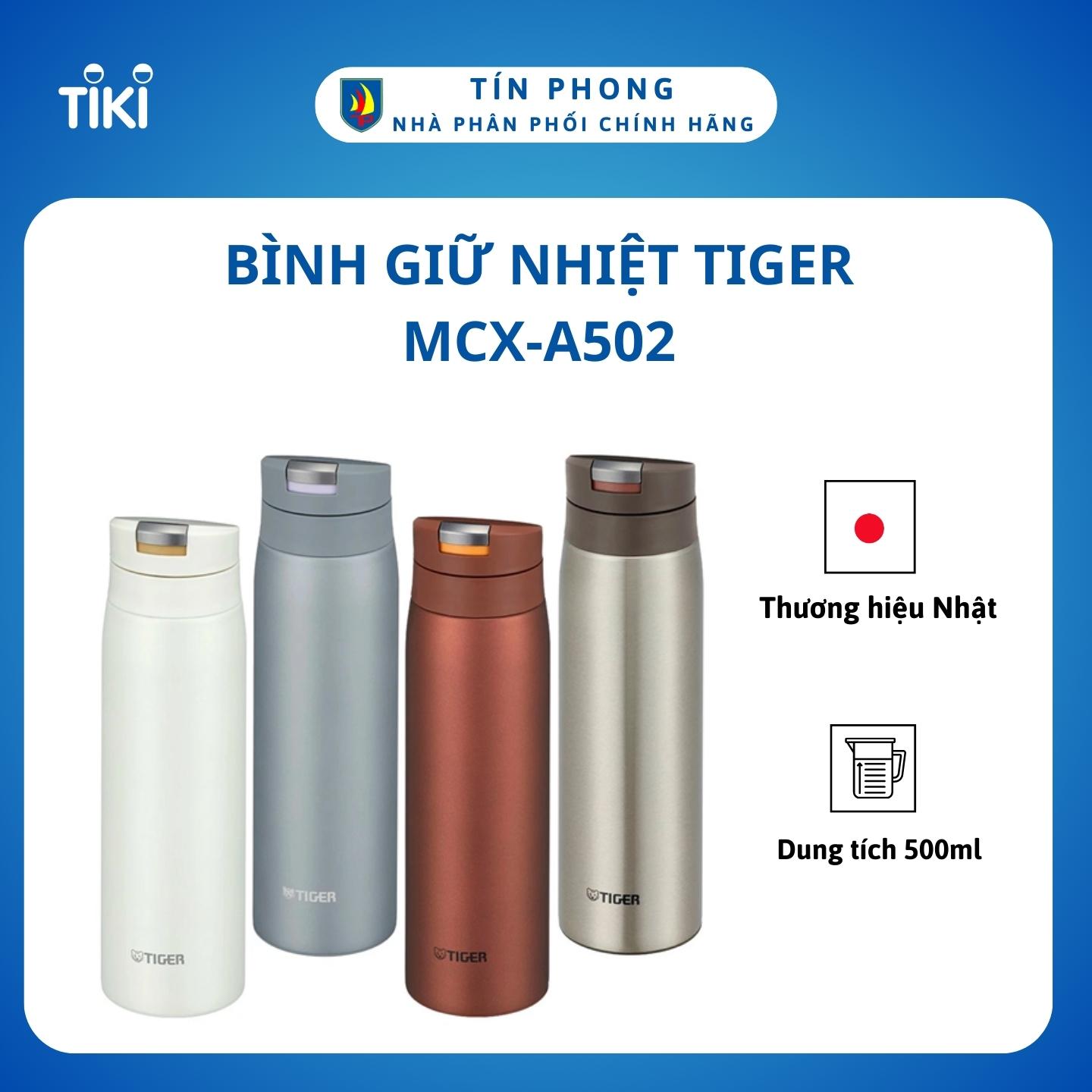 Bình Giữ Nhiệt Lưỡng Tính Tiger MCX-A502 - Thương hiệu Nhật Bản - Cấu tạo 3 Lớp - Cách nhiệt chân không - Khả năng giữ nhiệt ấm, lạnh - Hàng chính hãng
