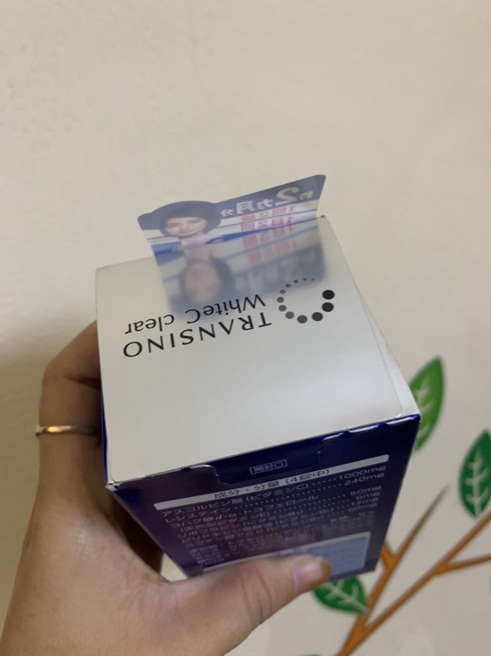 Hộp Đựng Viên uống nám transino 240/120/240 viên trắng da white C Nhật Bản