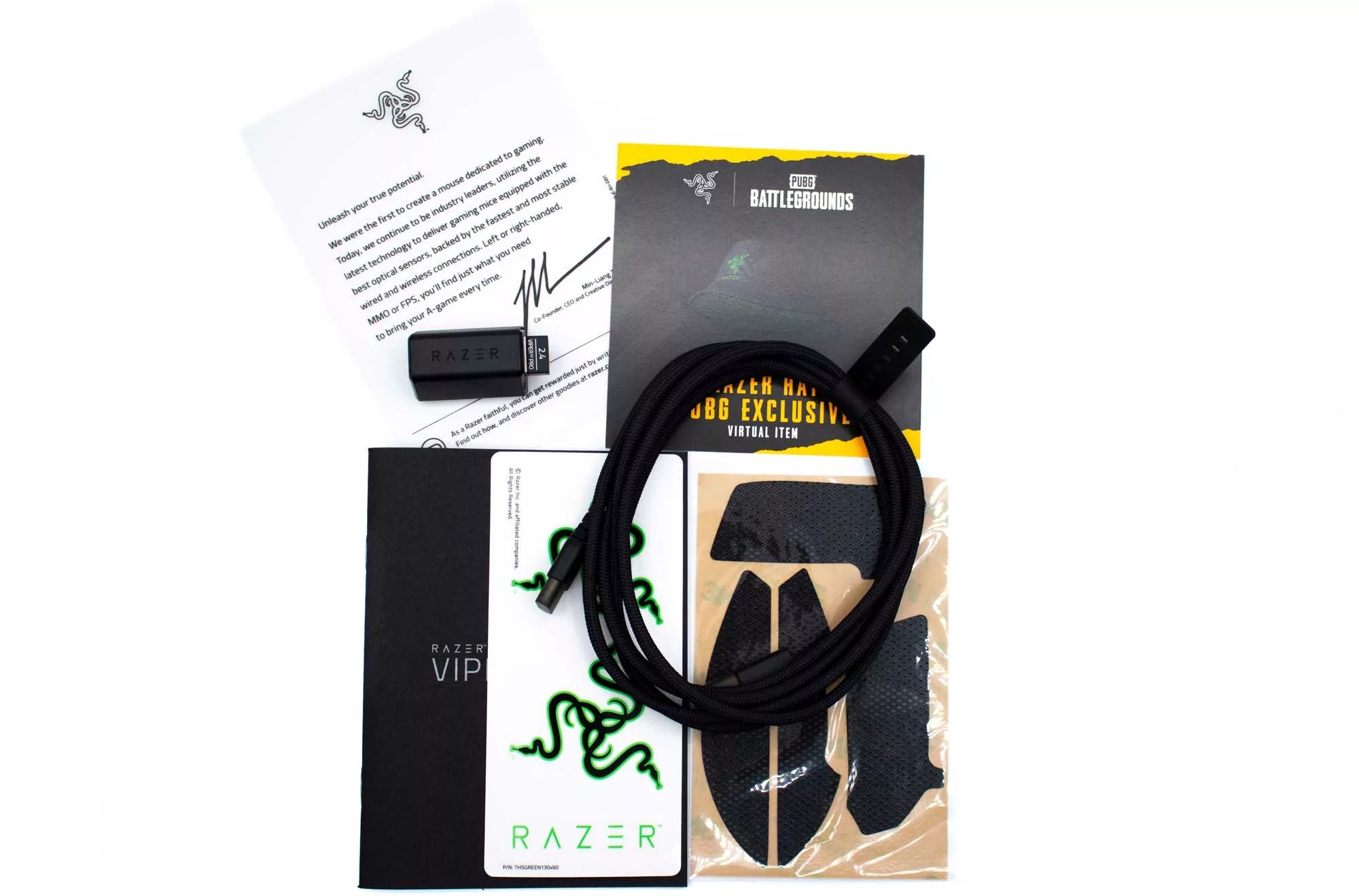 Chuột không dây Razer Viper V2 Pro-Wireless Gaming Mouse-PUBG: Battlegrounds Edition_Mới, hàng chính hãng