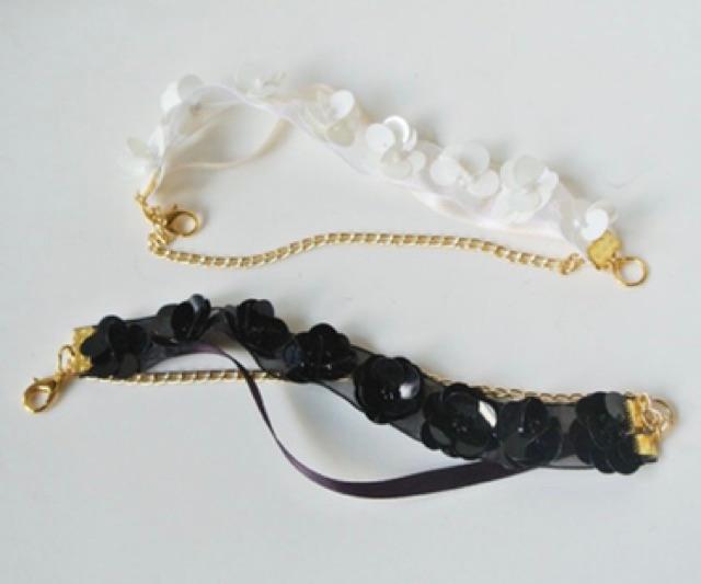 Vòng tay hoa handmade - Maben