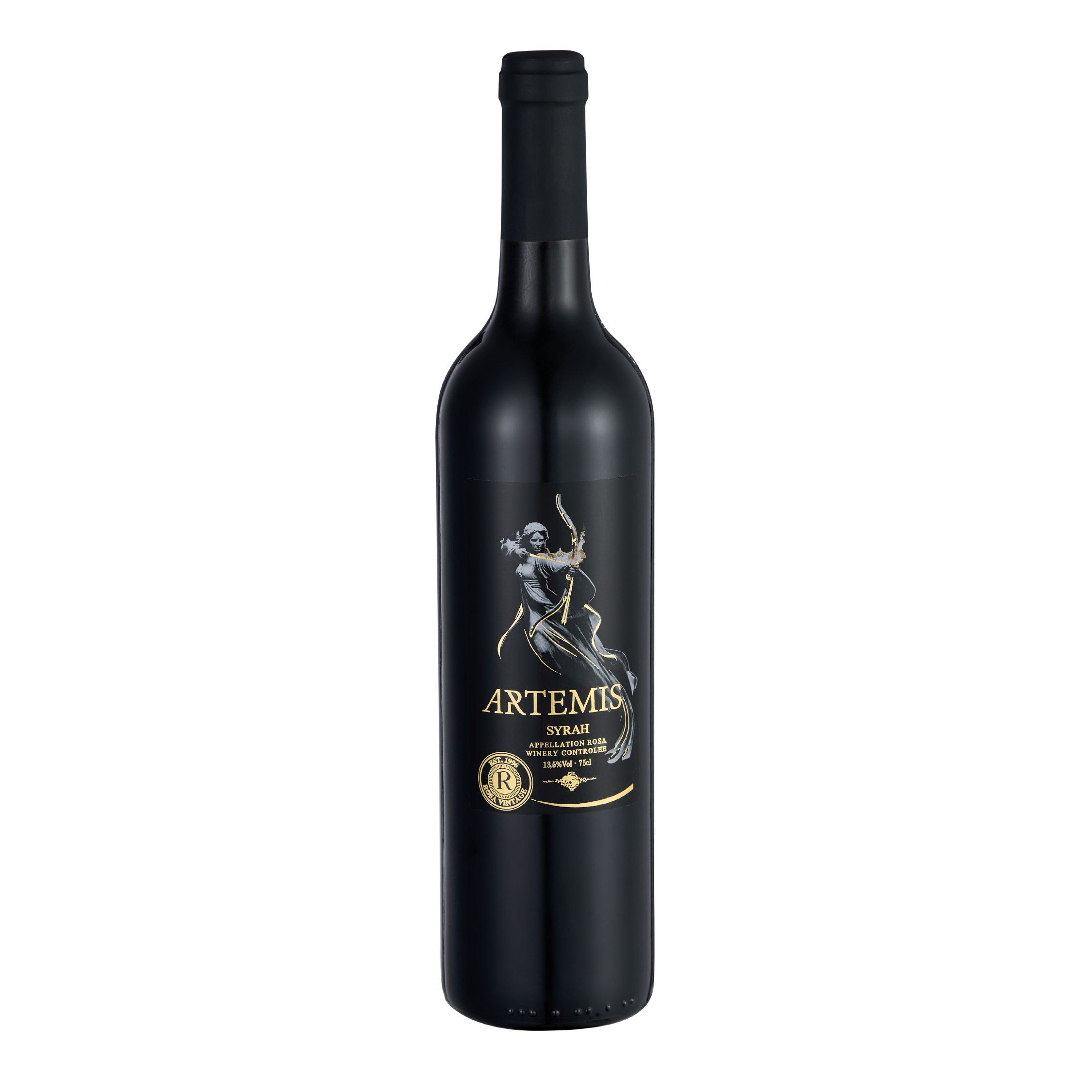 Rượu Vang Đỏ Vĩnh Tiến Đà Lạt Artemis Syrah 13,5% Vol - Chai 750ml.