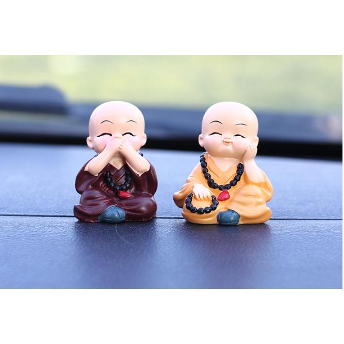 Set tượng tứ không đeo chuỗi hạt trang trí taplo ô tô, táp lô xe hơi - Hoàng Đông shop