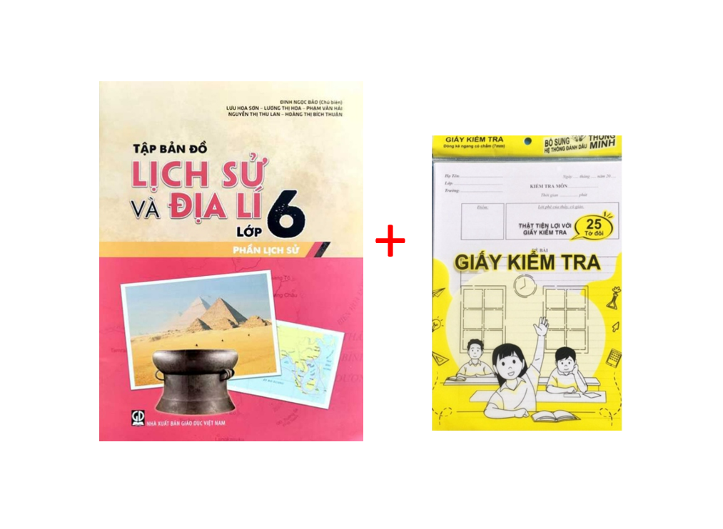 Sách - Tập Bản Đồ Lịch Sử Và Địa Lí Lớp 6 - Phần Lịch Sử