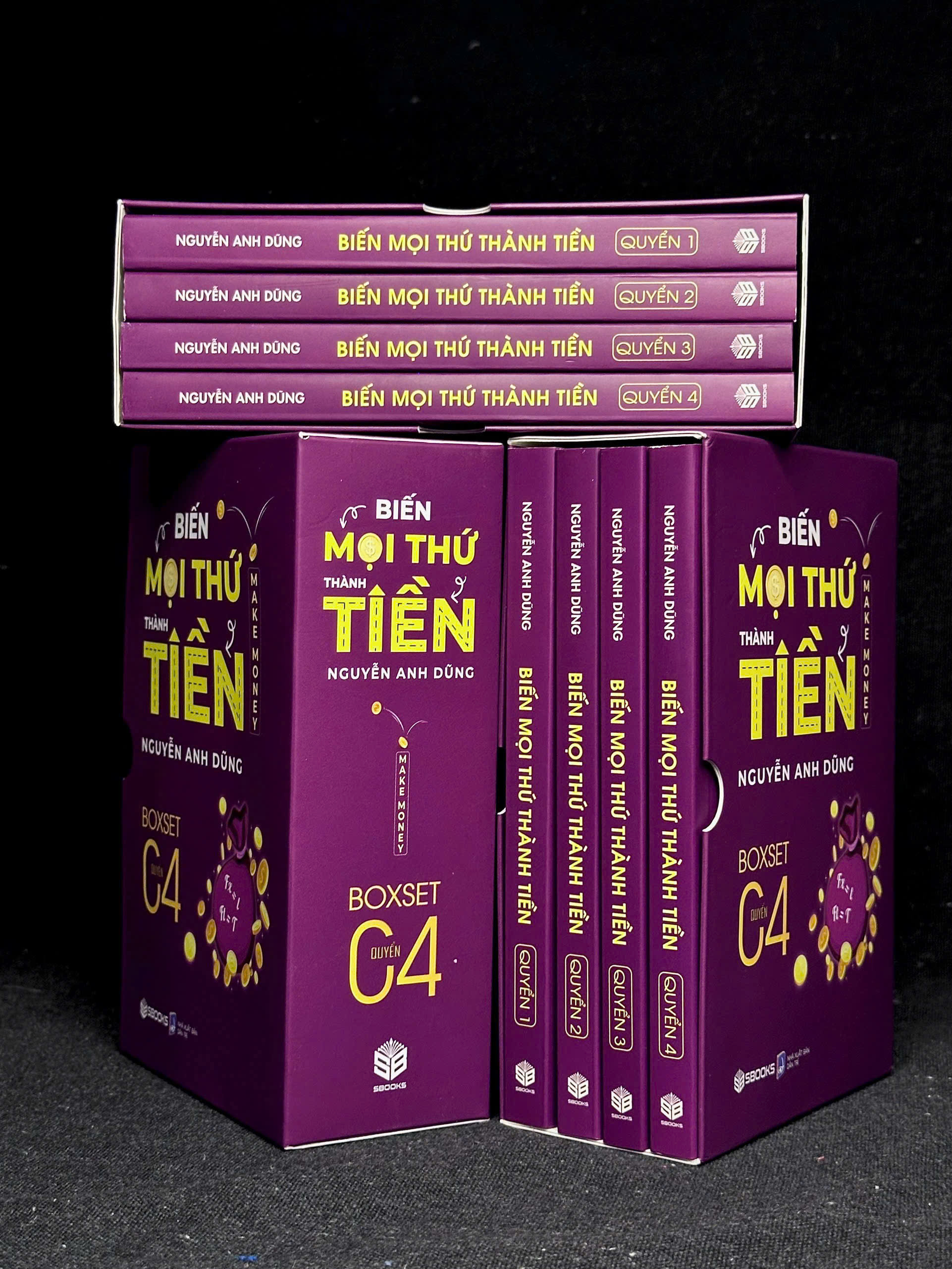 BOXSET - BIẾN MỌI THỨ THÀNH TIỀN (4 Quyển) - SBOOKS