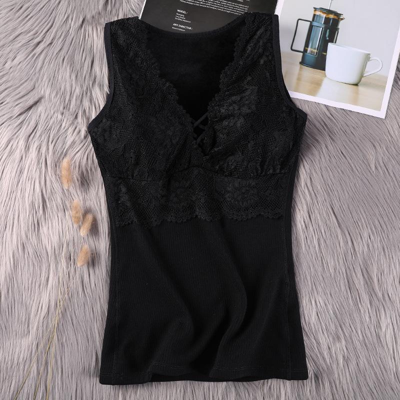 Quần Lót Sinh Nhiệt Plus Kích Thước 6XL Áo Giữ Nhiệt Lót Phụ Nữ Mùa Đông Quần Áo Ấm Đầu Bên Trong Mặc Nhiệt Áo Sơ Mi Quần Lót Không Đường May Dùng Thân Thiết
