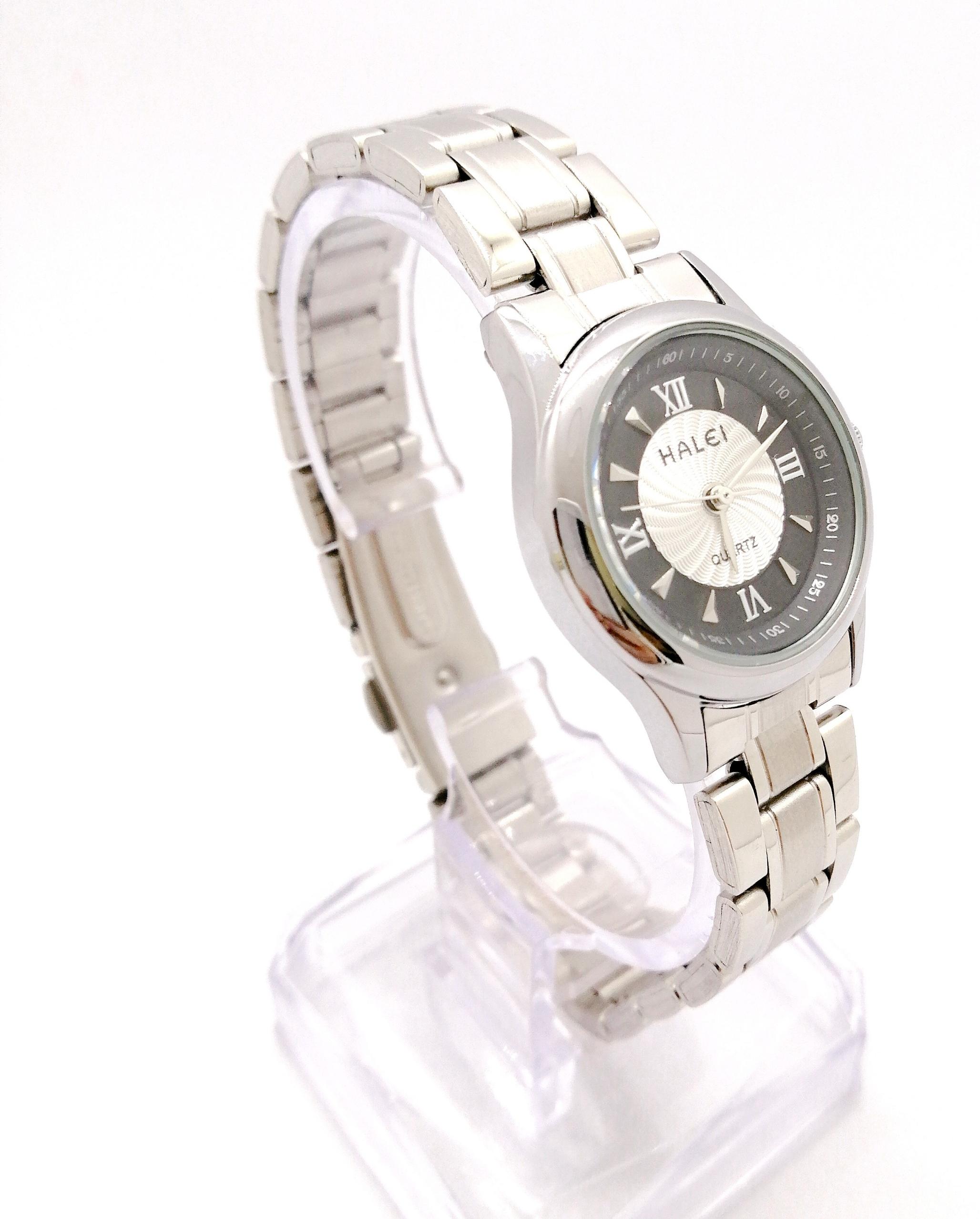 Đồng Hồ Nữ Halei HLL489 Dây trắng