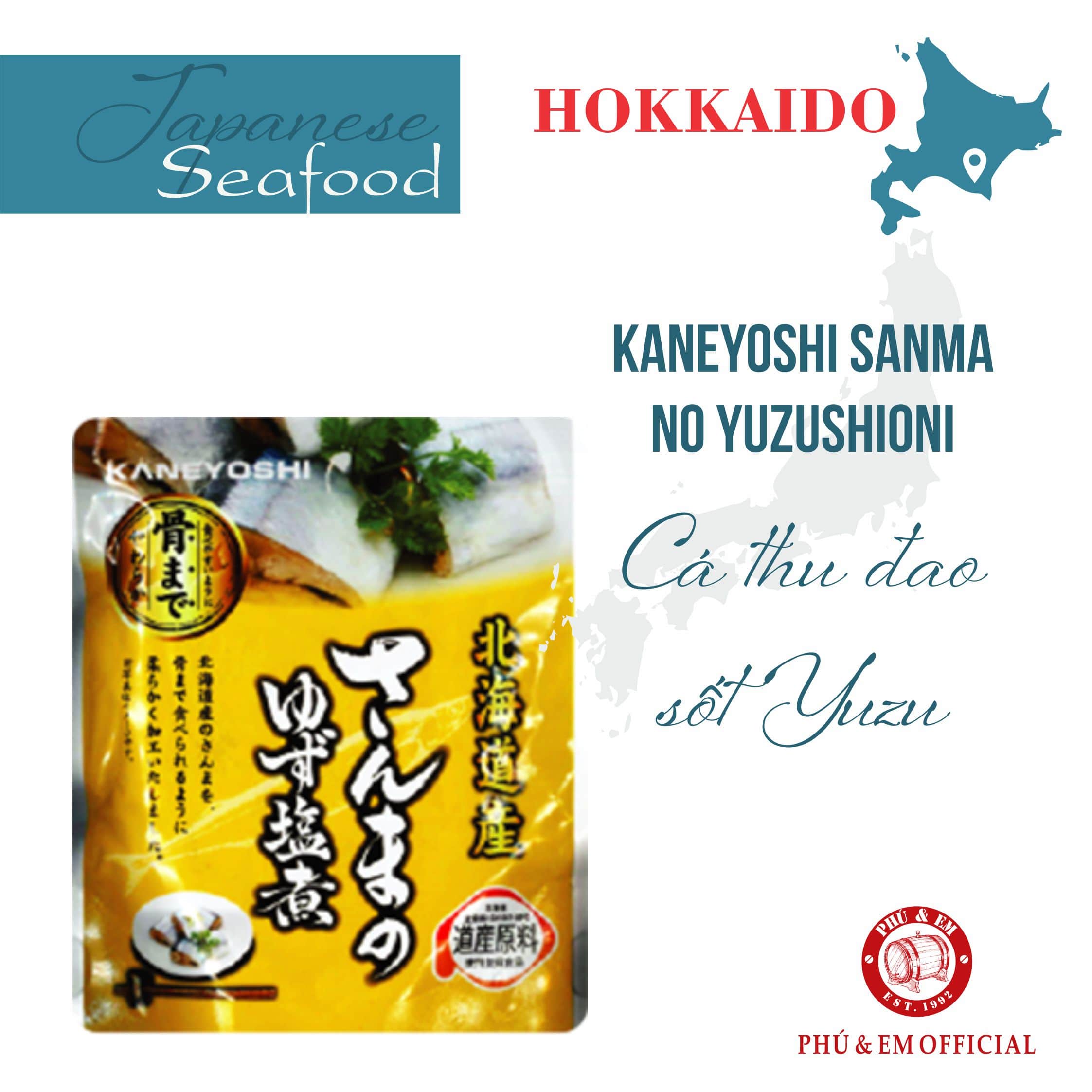 Cá Thu Đao Nhật Sốt Yuzu Kaneyoshi 95g