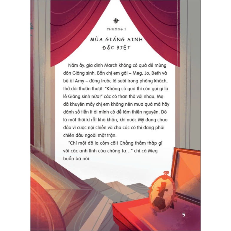 Sách - Những Thiếu Nữ Bé Nhỏ - Tác phẩm kinh điển có tranh minh họa - ndbooks