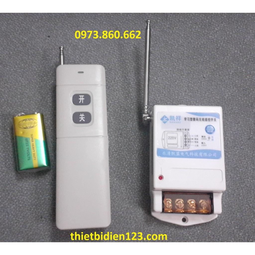 Điều khiển từ xa 220V 1000 mét 40A, Công tắc điều khiển từ xa máy bơm nước, máy rửa xe