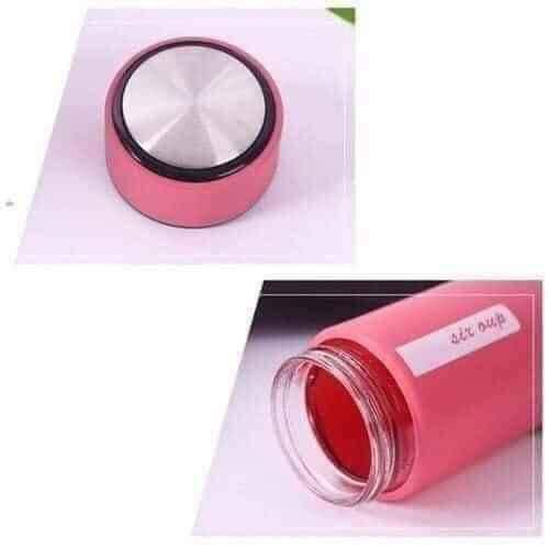 BÌNH THỦY TINH BÌNH NƯỚC BỌC NHỰA SIÊU DÀY CHỐNG VỠ