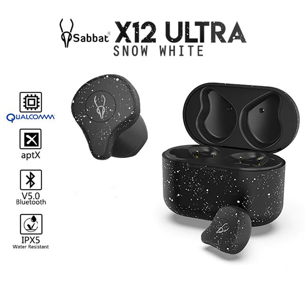 Tai Nghe Không Dây Sabbat X12 Ultra - Sabbat X12 Pro - Hàng Chính Hãng - Snow White - Ultra