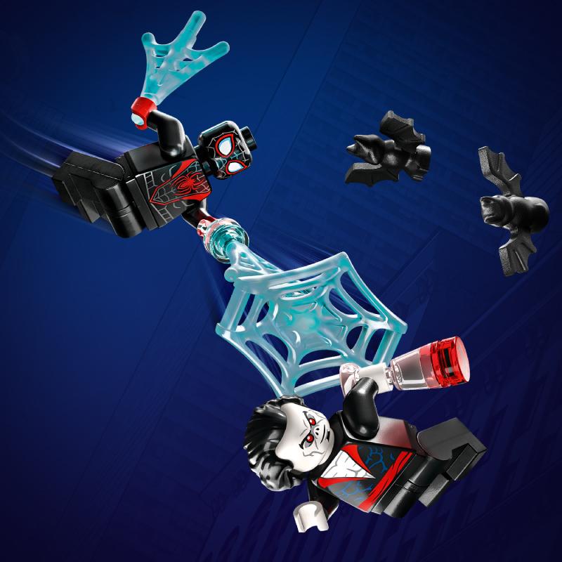 Đồ Chơi Lắp Ráp LEGO Superheores Miles Morales Đối Đầu Morbius 76244 (220 chi tiết)