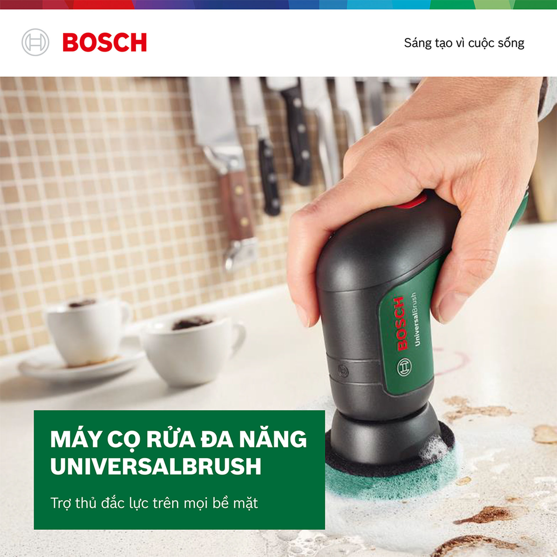 Máy cọ rửa vệ sinh đa năng Bosch 06033E0050