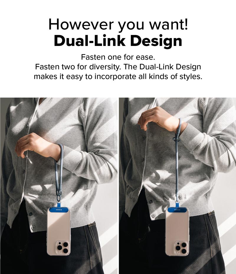 Dây đeo RINGKE Holder Link Flow Hand Strap U-Type - Hàng Chính Hãng