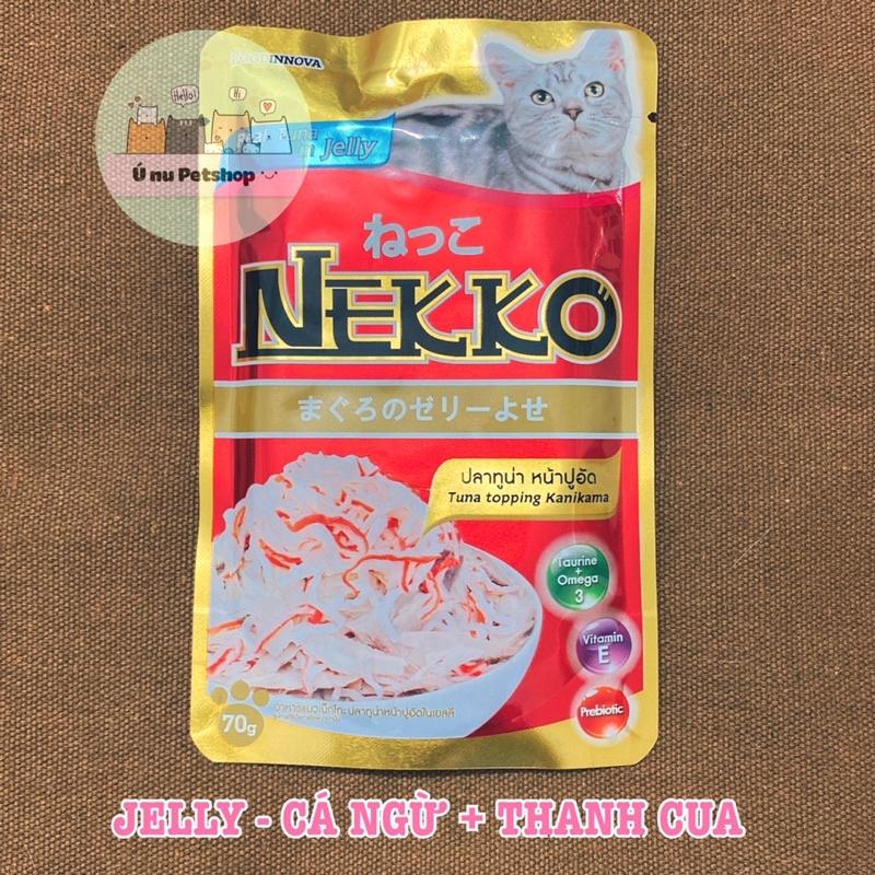 Pate thức ăn cho mèo NEKKO JELLY - GÓI 70G