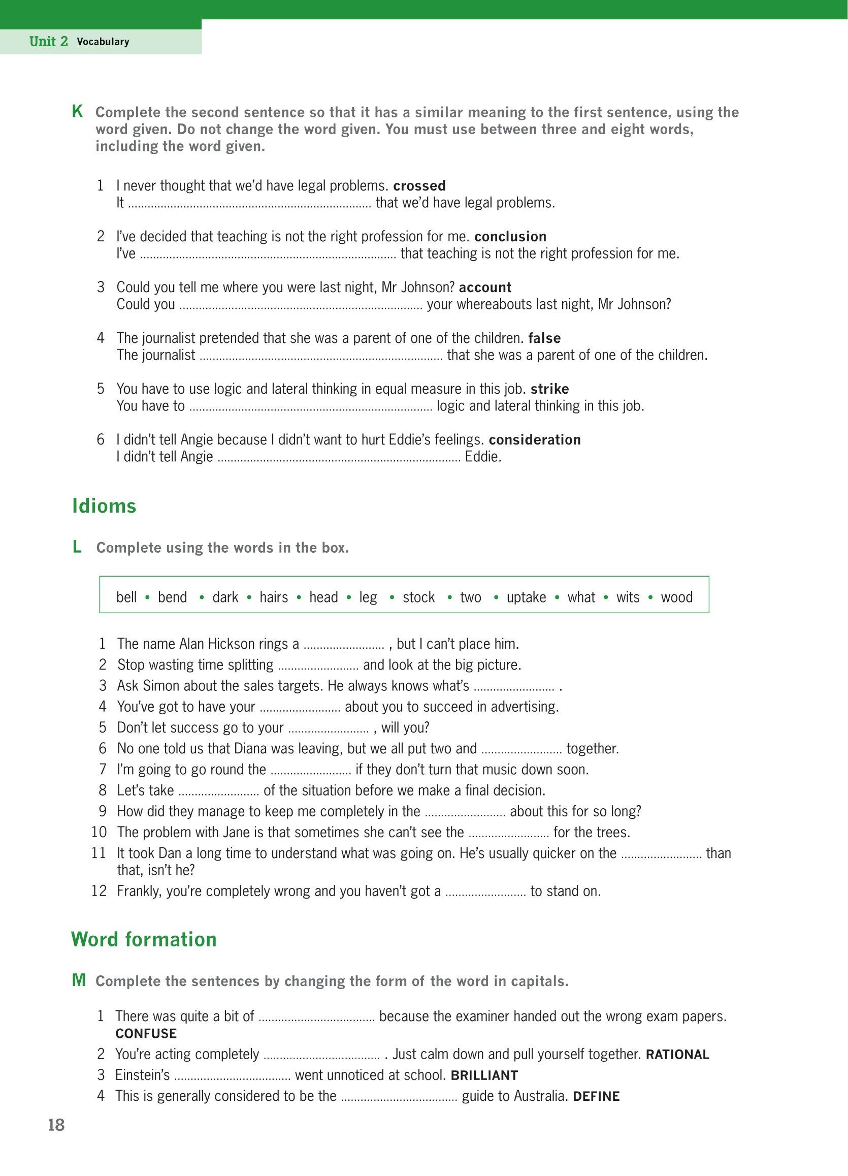 Destination C1 And C2 - Grammar And Vocabulary with Answer Key