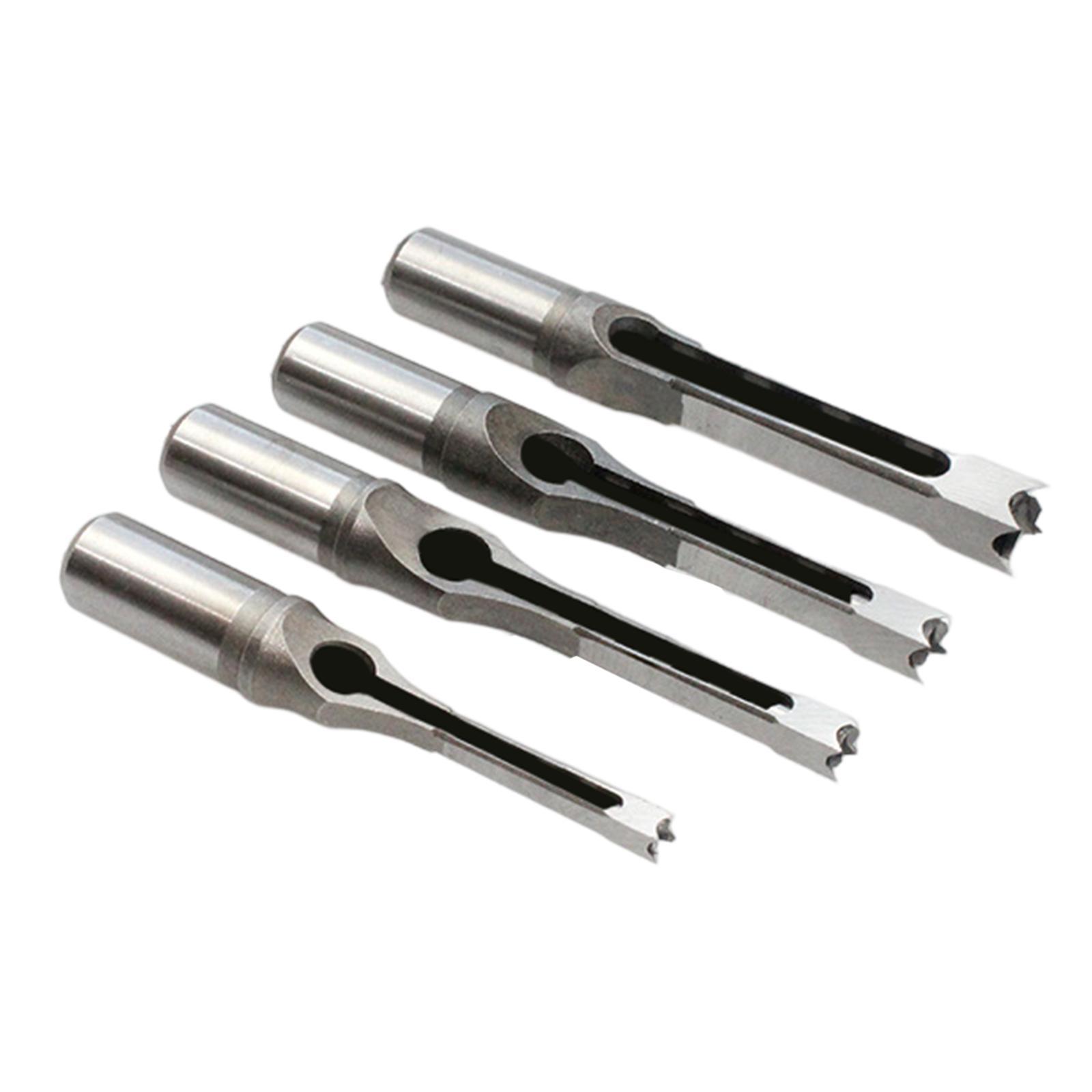 4Pcs Woodworking Mortising Durable Hole Drill Bit for DIY Woodworking
