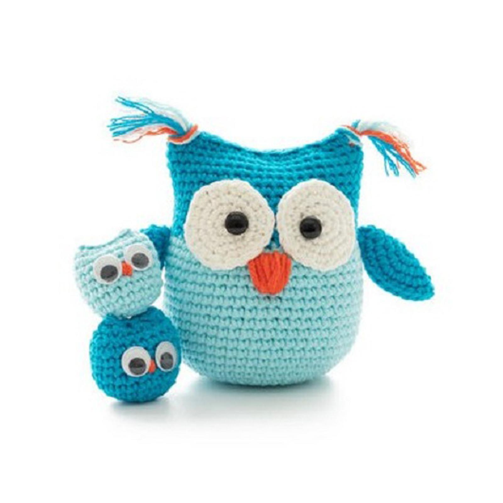 2Set DIY Owl Dinosaur Doll Crochet Kits Hand Knitting Toy Starter Crochet Your Own Crochet Kits Beginner Crochet Kits