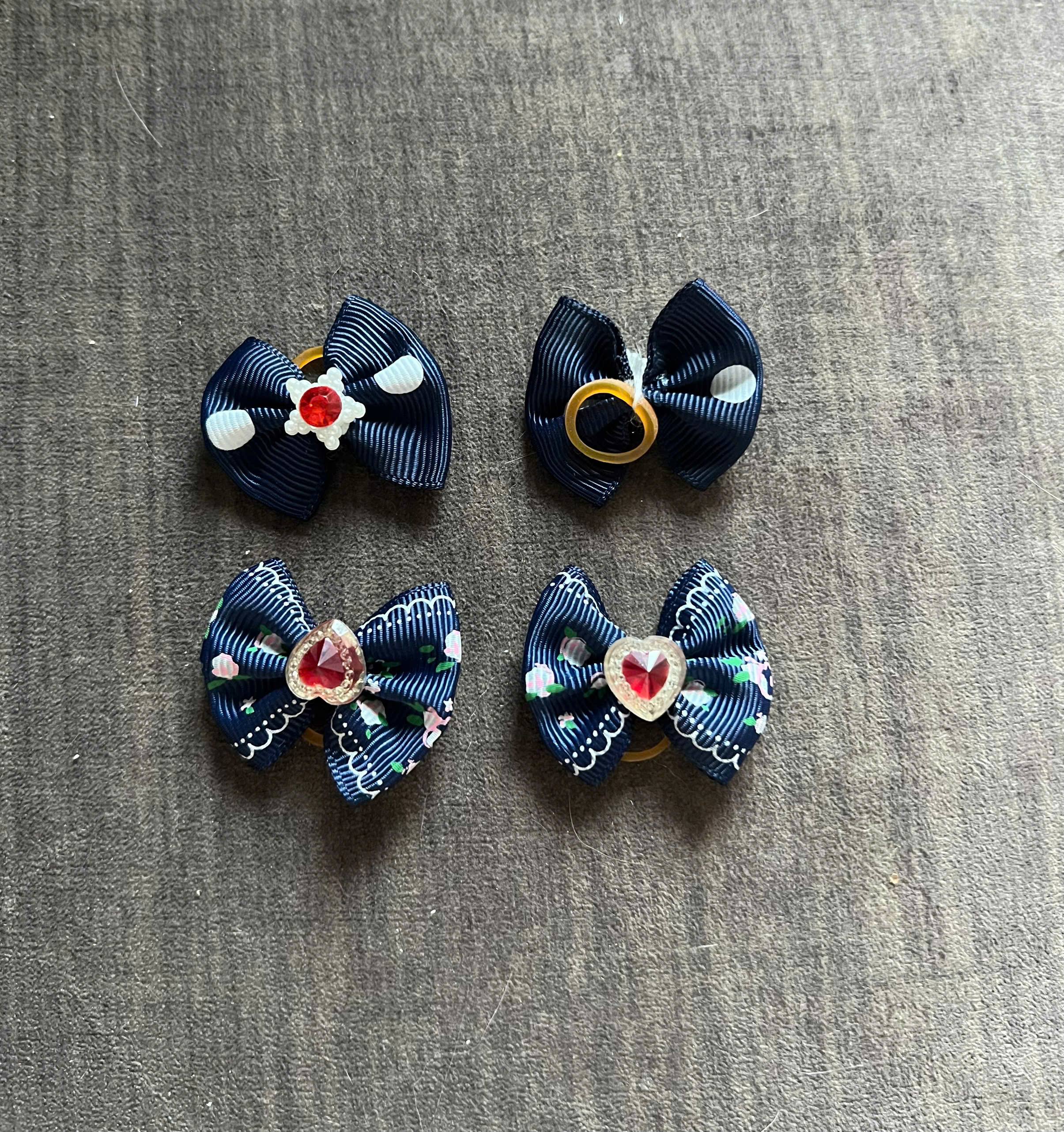 NƠ KẸP TÓC SANG TRỌNG NHIỀU MÀU DỄ THƯƠNG MÃ 17 XINH XẮN CHO THÚ CƯNG CHÓ MÈO