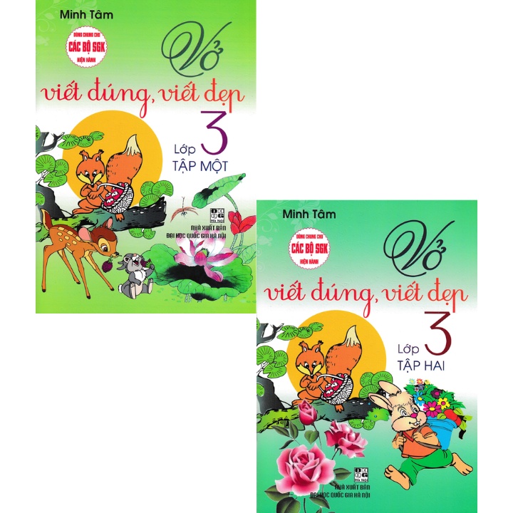 Sách - Combo Vở Viết Đúng, Viết Đẹp Lớp 3