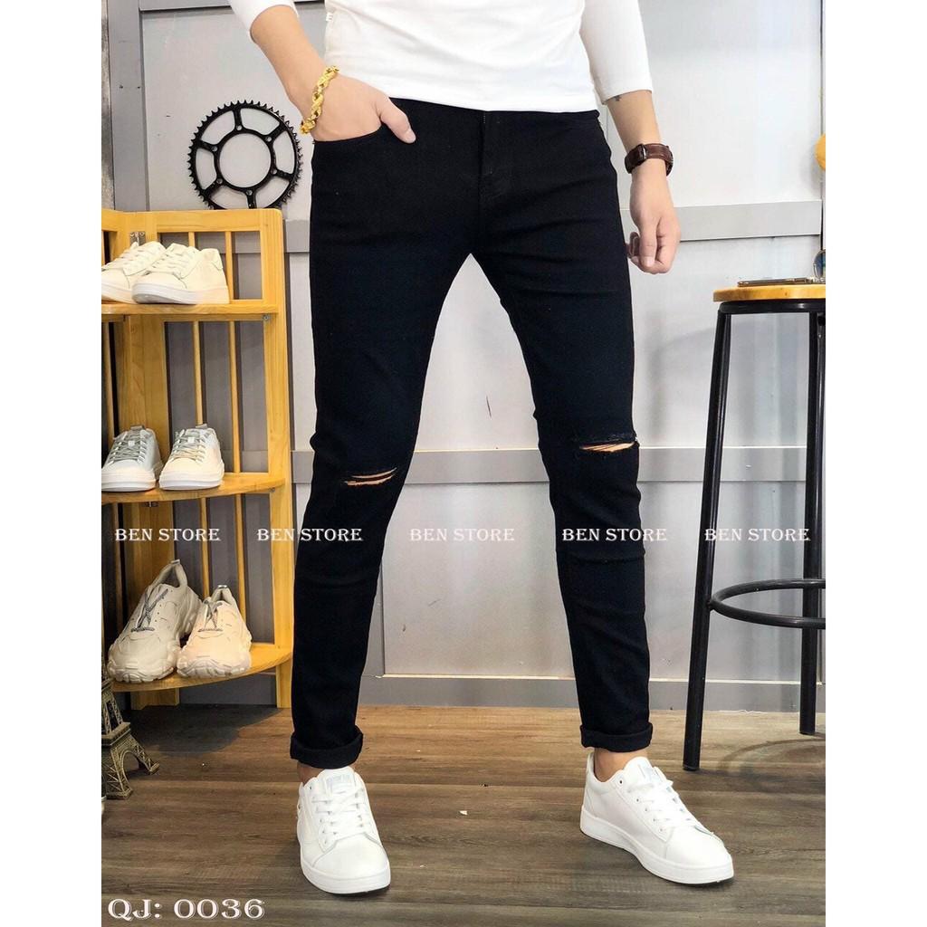 Quần Jean Nam Đẹp ️️ Quần Bò Nam Mẫu Mới Chất Liệu Denim Cao Cấp Thời Trang Chuẩn Hàng Shop Tô Tồ Shop - QJN73