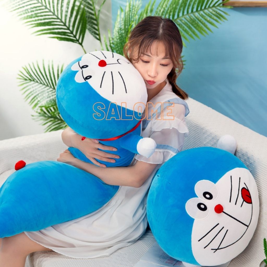 Gấu Bông Doremon Dáng Nằm Cute, Doraemon Dễ Thương, Gấu Bông- Qùa Tặng VIPU