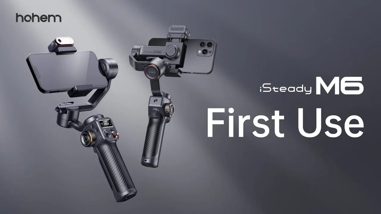 Hohem Isteady M6 / M6 KIT - Gimbal Chống Rung Cho Smartphone, Tích Hợp Cảm Biến AI, Tải Trọng 400g - Hàng chính hãng