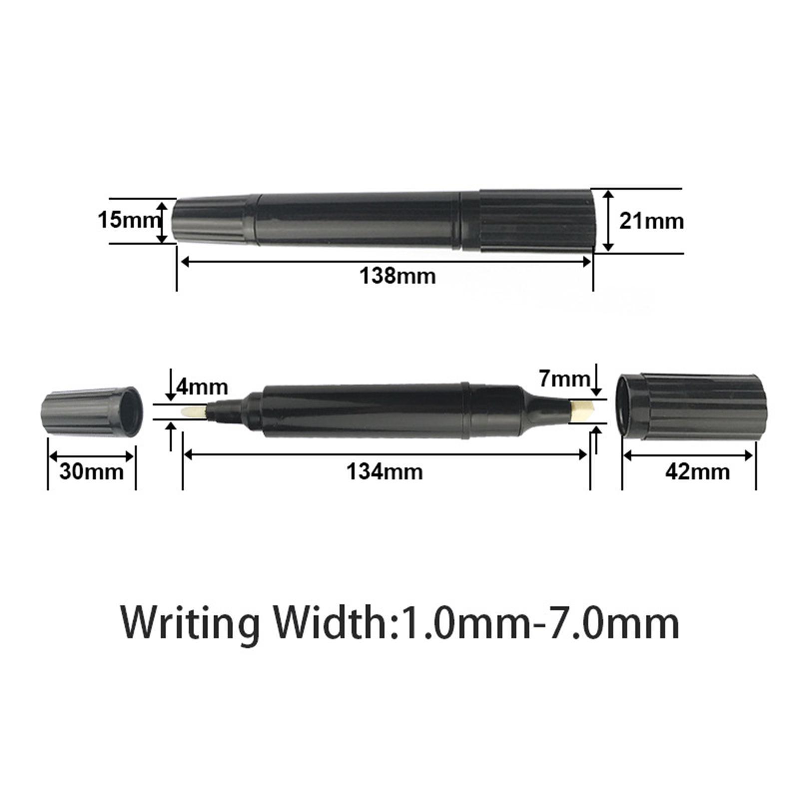 Pack of 30 Refill Pen Double Head with  Marker Replacement Nib for Craft -