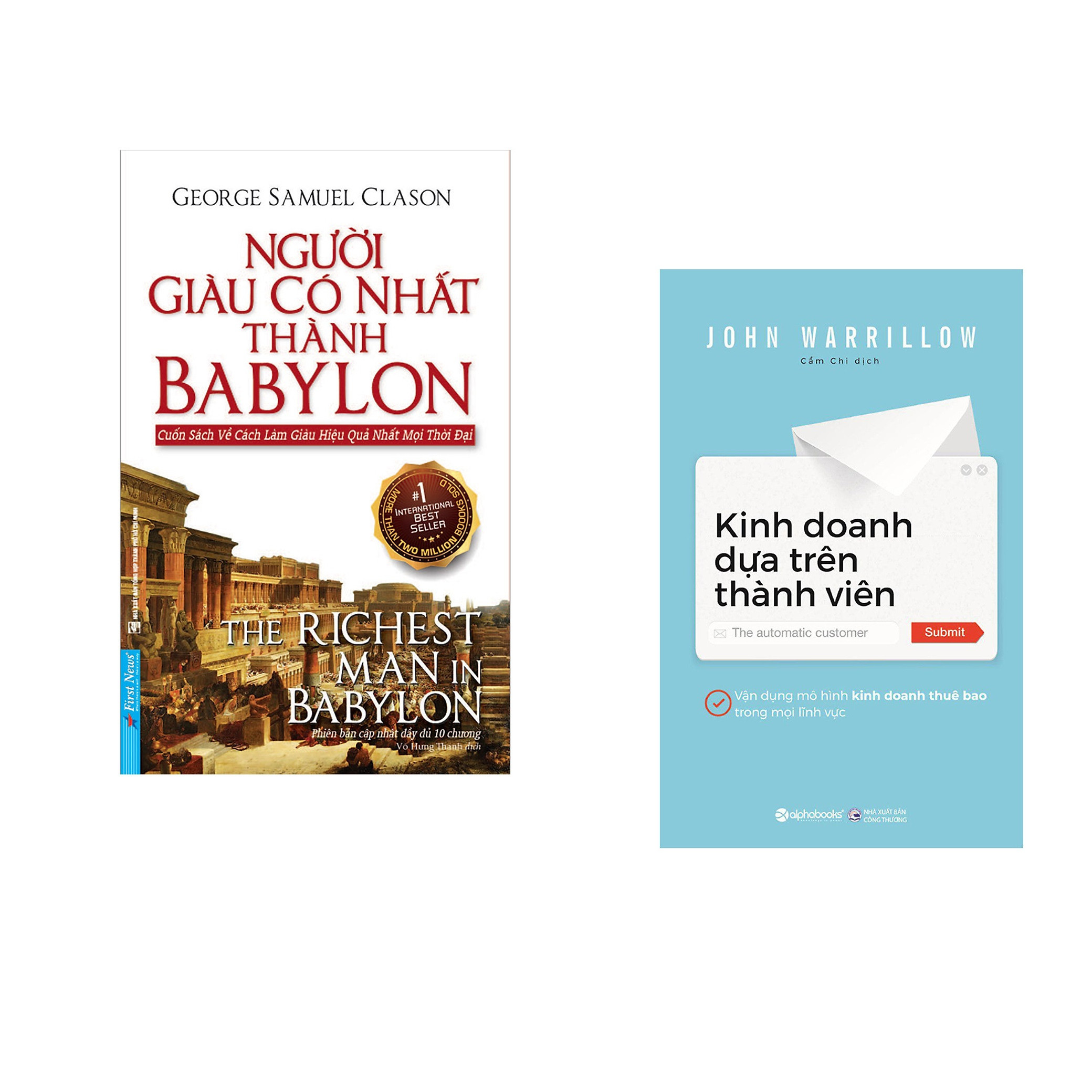 Combo 2 cuốn sách: Người Giàu Có Nhất Thành Babylon  + Kinh doanh dựa trên thành viên