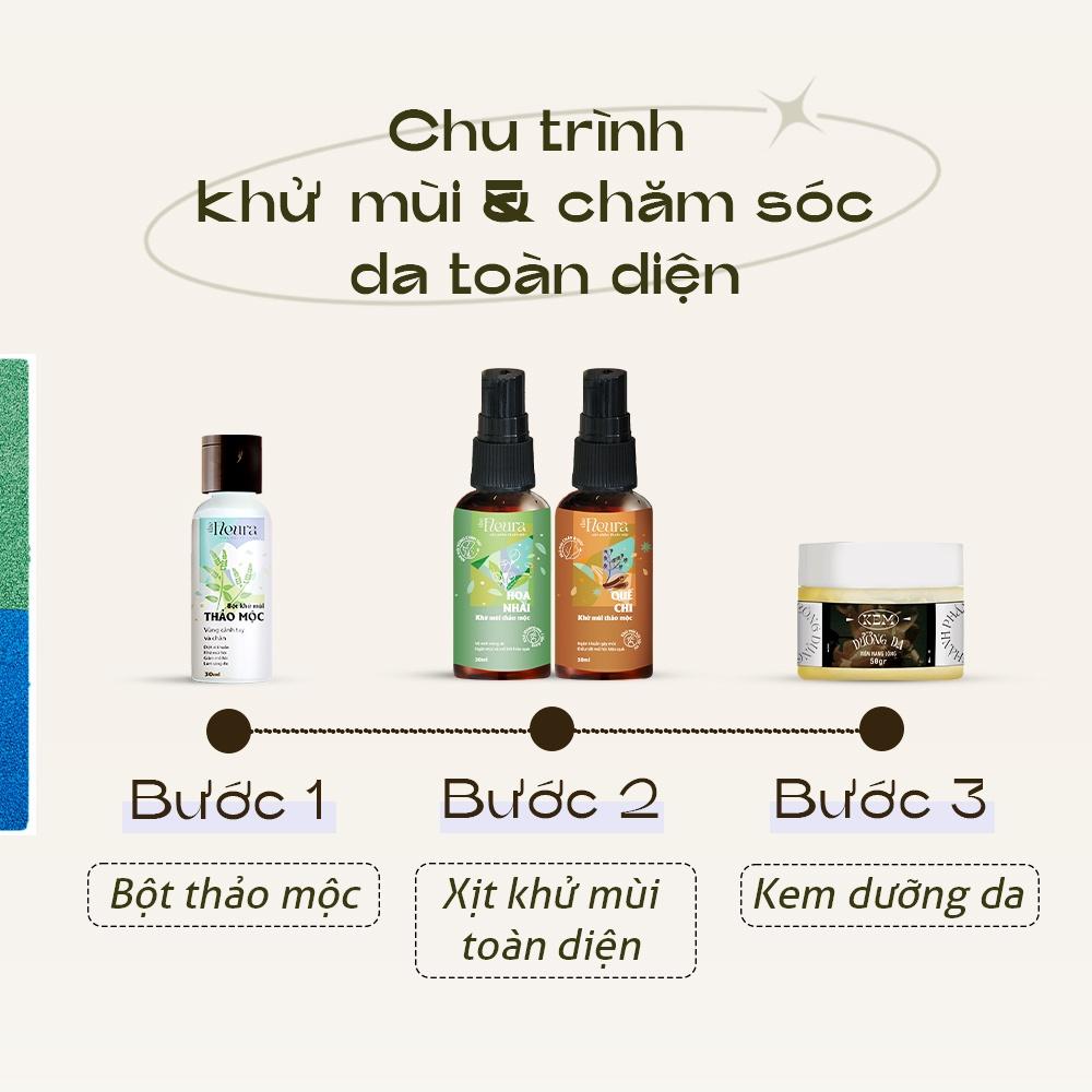 Bột Khử Mùi Hôi Nách Thảo Mộc Ngăn Mùi Mồ Hôi Nách và Mùi Hôi Chân An Toàn Hiệu Quả Thảo Mộc the FleurA