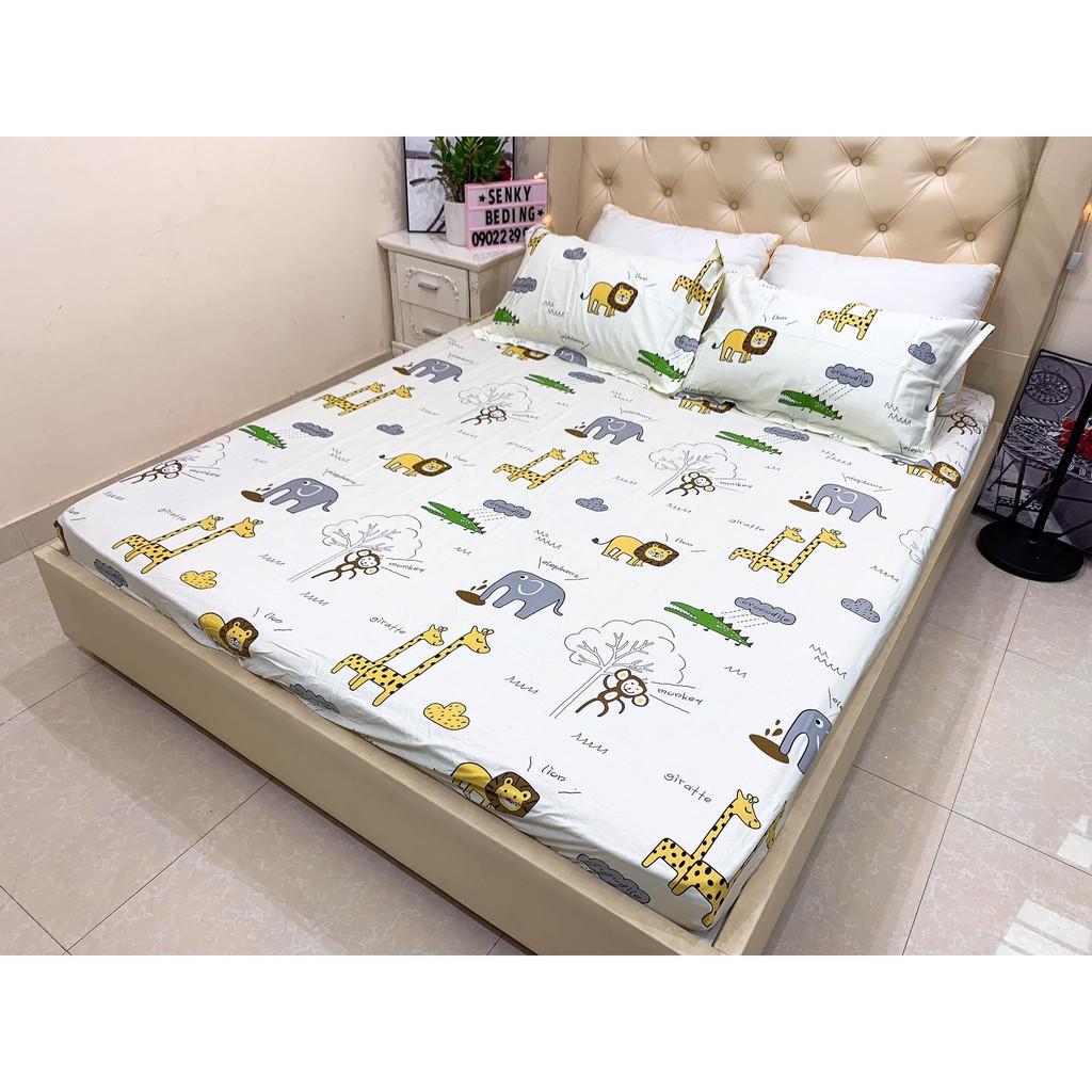 Rẻ nhất Bộ ga gối 1m4 cotton hàn quốc 100%