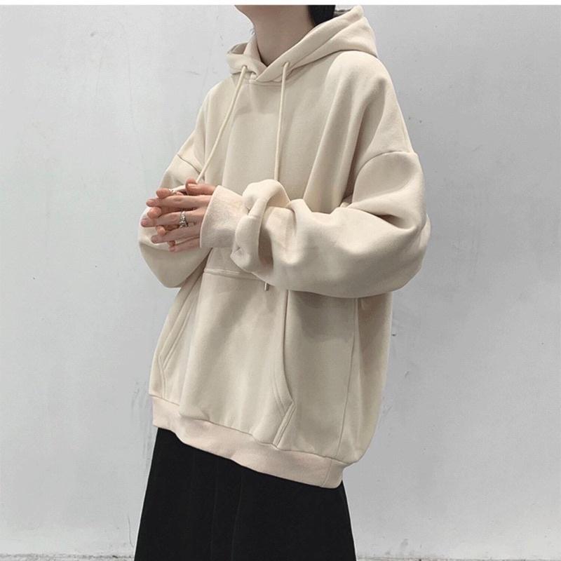 Áo Hoodie Trơn Nam Nữ Form Rộng Unisex Chất Nỉ cao cấp