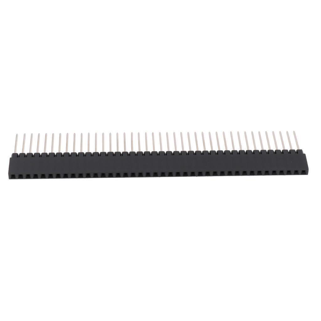High Quality 10Pcs 2.54mm 40Pin Female Pin Header Connector for