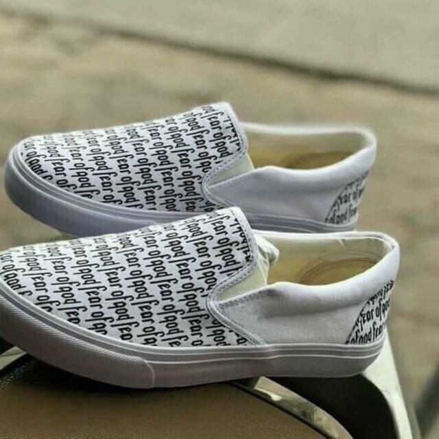 Giày lười chữ size 36->43 Nam Nữ