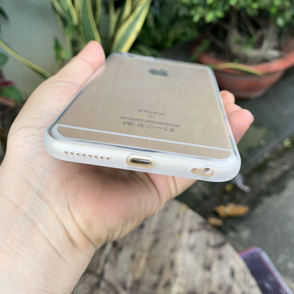 Ốp lưng dẻo cao cấp dành cho iPhone 6 / iPhone 6s - Màu trắng mờ