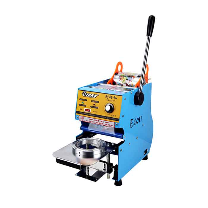 Máy Dập Nắp Cốc, Máy Ép Miệng Ly, Máy Ép Miệng Cốc Trà Sữa ETON - D7 - Hàng chính hãng