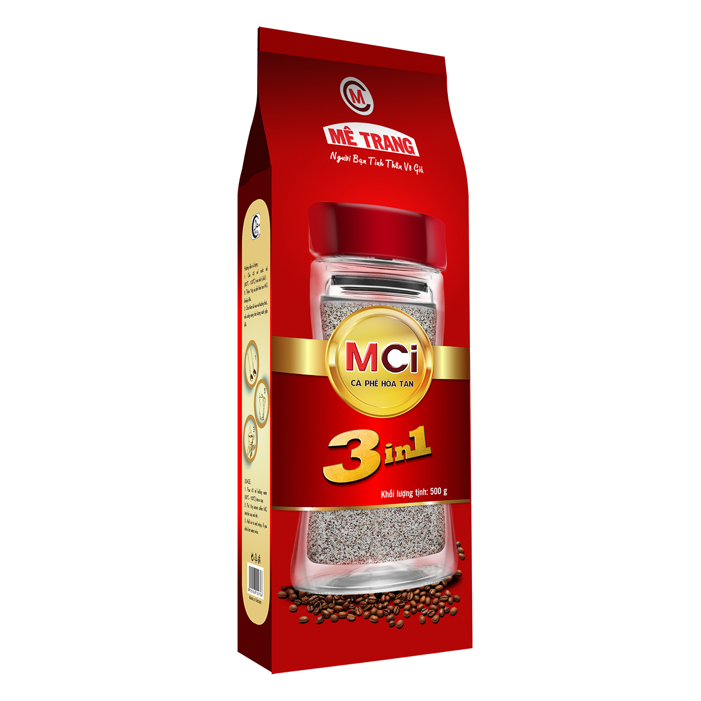 Cà Phê Mê Trang Hòa Tan Sữa 3in1 (MCI) 