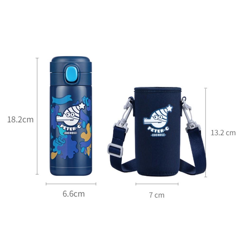 Bình Giữ Nhiệt Cho Bé Có Quai Đeo Vai 360ml