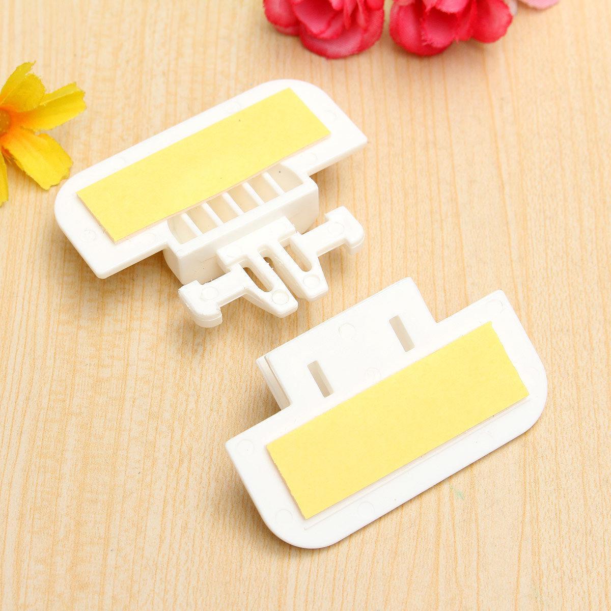 2pcs Adhesive Kids Baby Safety Cabinet Door Drawer Cupboard Fridge Lock