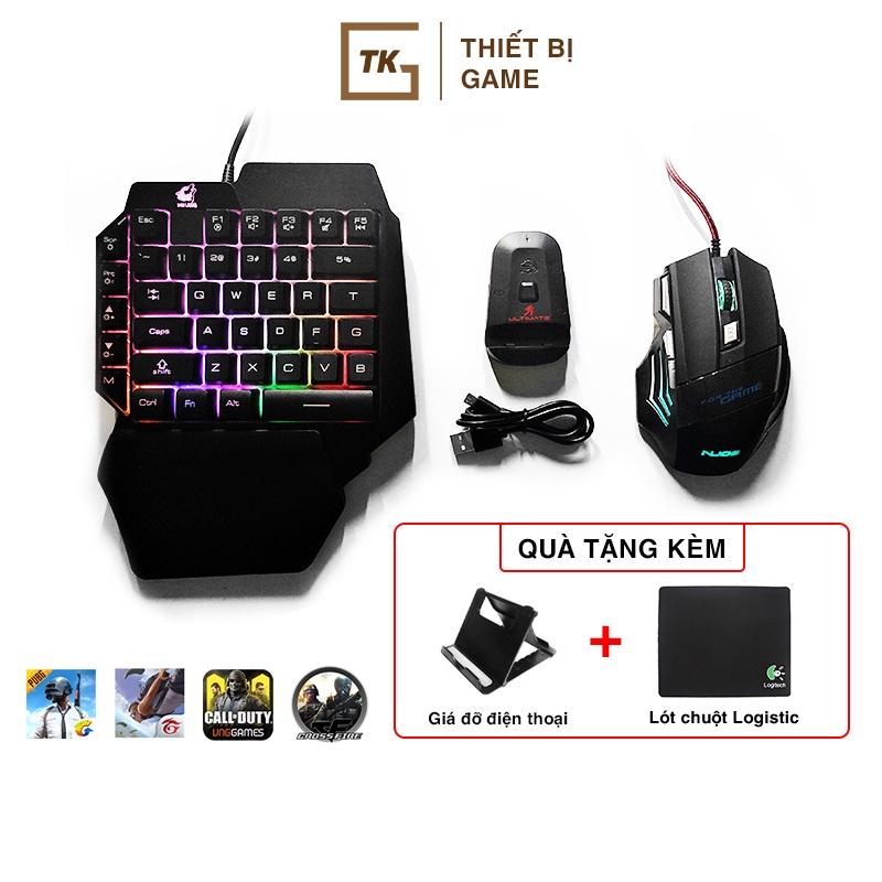 Combo Meiying M2 Ultimate + bàn phím K15 + Chuột X3 chơi PUBG Mobile, Free Fire, COD