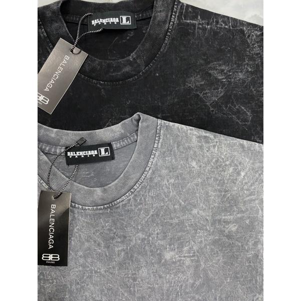 Áo thun tay lỡ Wash Strange, áo thun cotton unisex