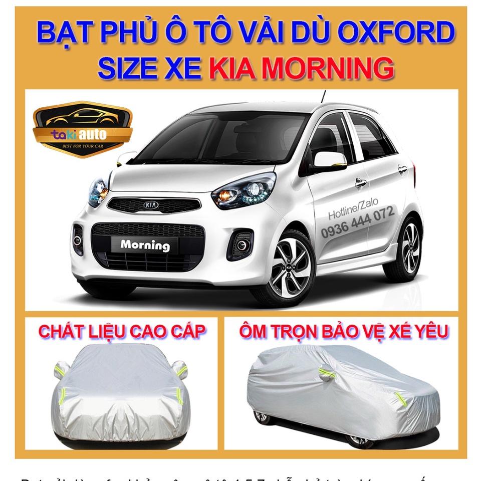 Bạt phủ xe ô tô Kia Morning 4,5 chỗ cỡ nhỏ , áo trùm phủ kín bảo vệ xe 4,5 chỗ, bạc che nắng