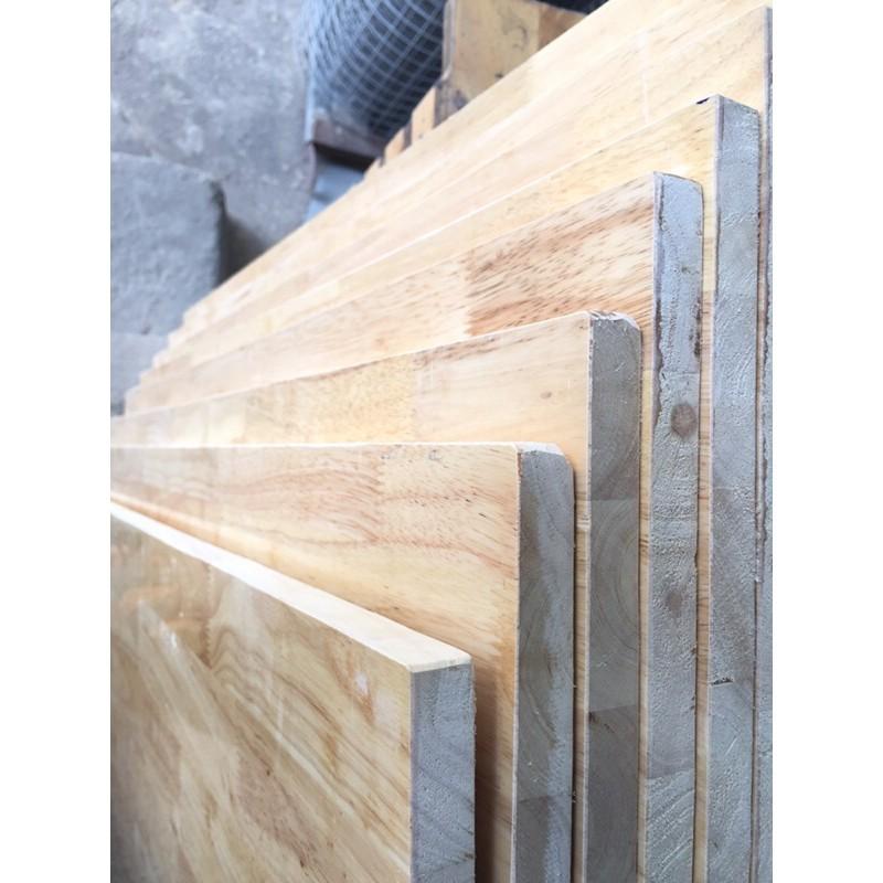 gỗ ghép cao su, tấm gỗ ghép giá rẻ, gỗ làm kệ, mặt gỗ ghép 50x100cm