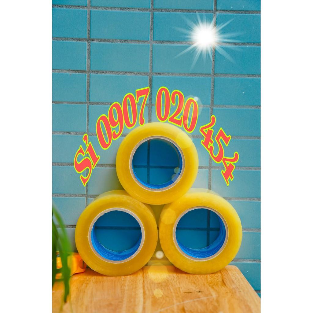 Băng keo opp trong/đục dán thùng siêu dính siêu rẻ 200y/2kg/ 1 cây 6 cuộn