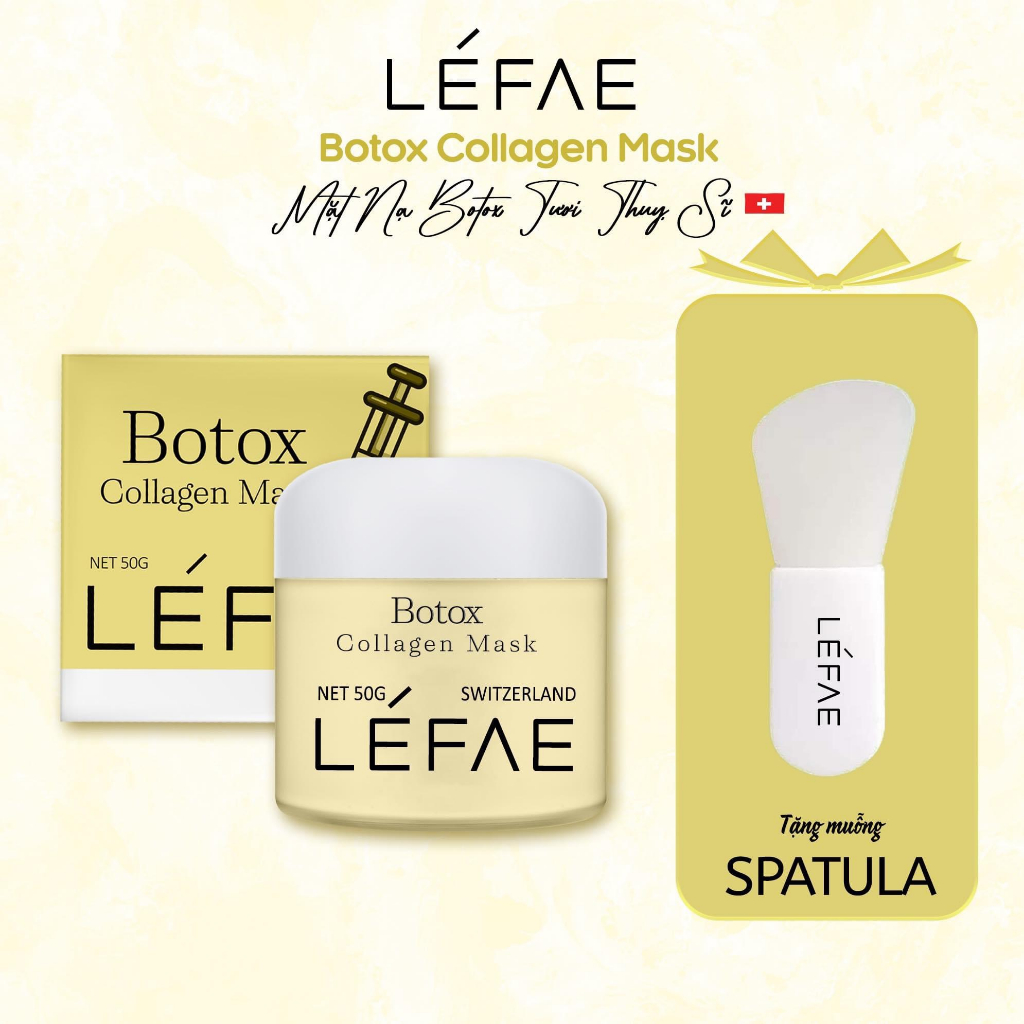 Mặt nạ botox collagen tươi công nghệ Thuỵ Sĩ 50g
